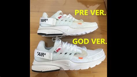 nike presto off white fake